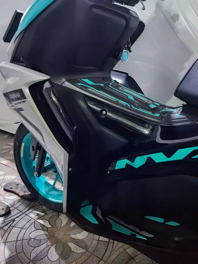 NEW AEROX 2023 CYAN SILVER