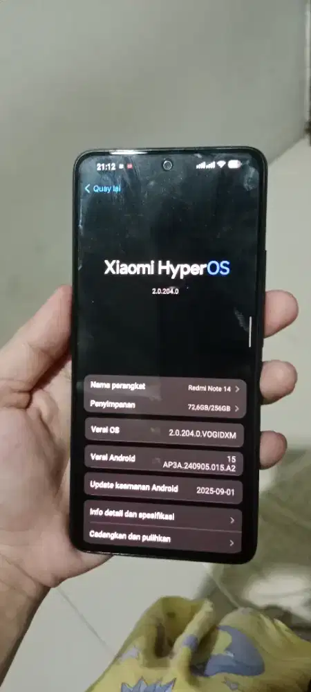 Resmi note 14 4g