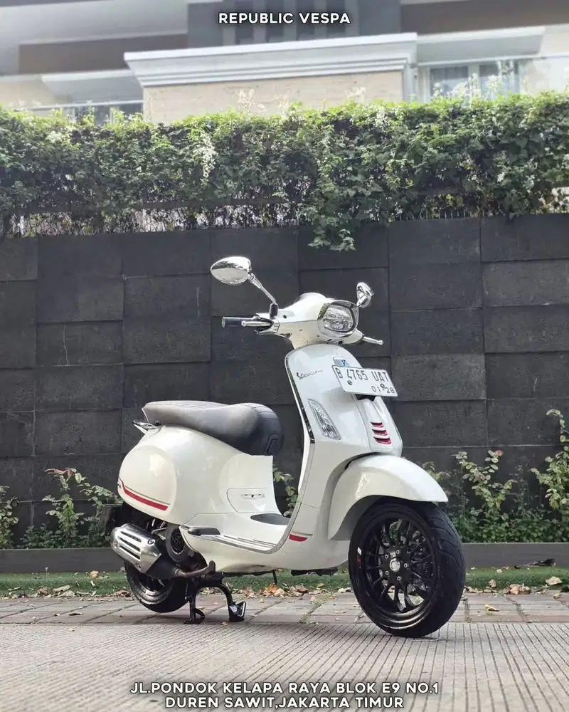 DIJUAL CEPAT PIAGGIO VESPA SPRINT S150 IGET ABS LED WARNA PUTIH