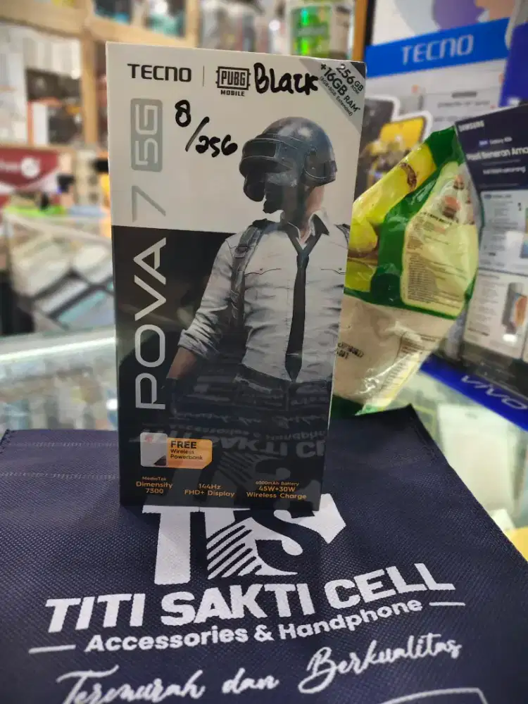 Tecno pova 7 5G 8/256 new promo stok terbatas segel pabrik