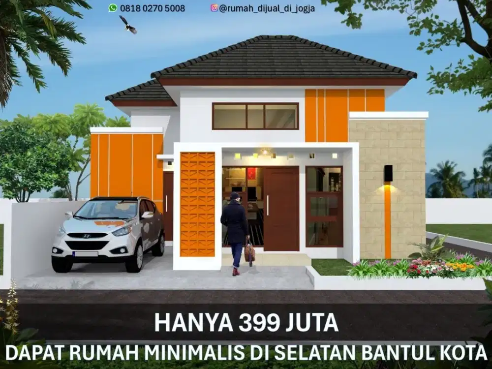 Rumah Dijual di Selatan Bantul Kota dekat Kompleks Pemkab Proses Bangun