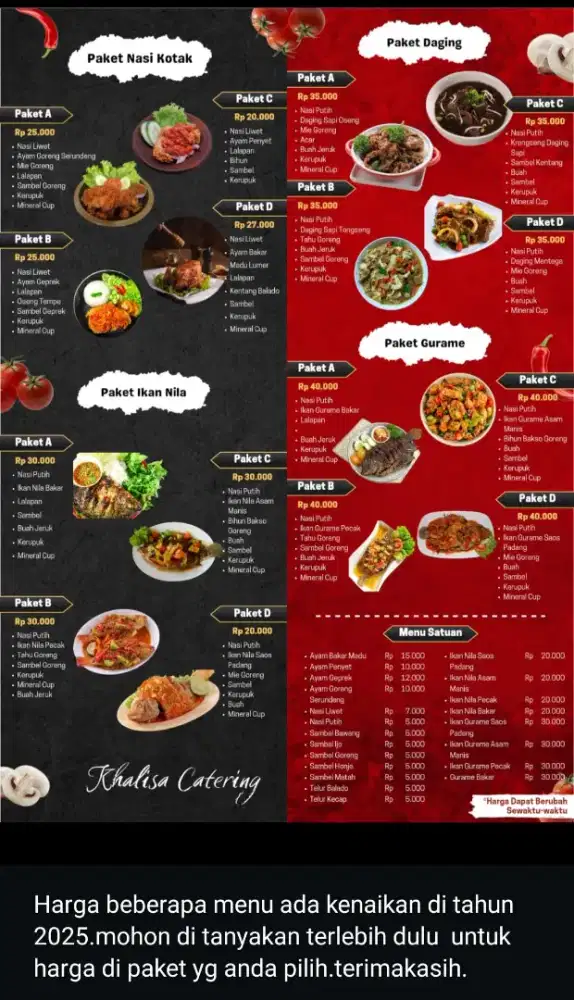 Khalisa catering tangerang