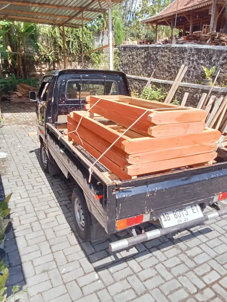 Kusen pintu minimalis jati kering