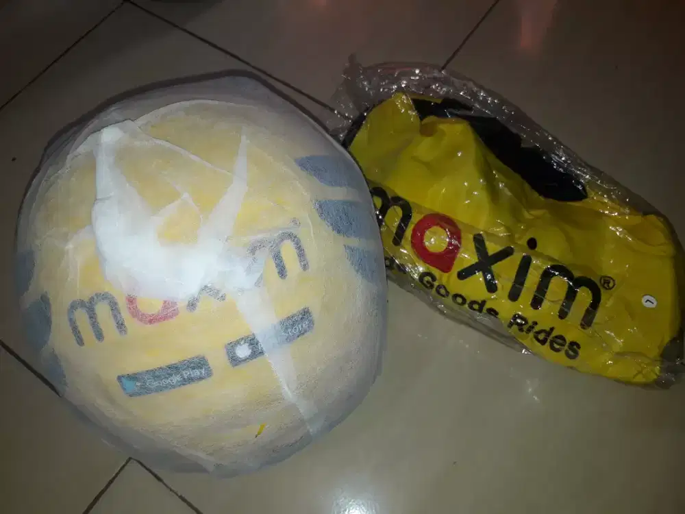Jaket + helm maxim