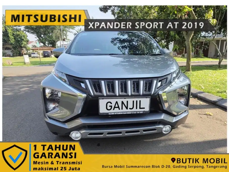 Xpander Sport 1.5 AT 2019 Abu2. Low KM 65rb