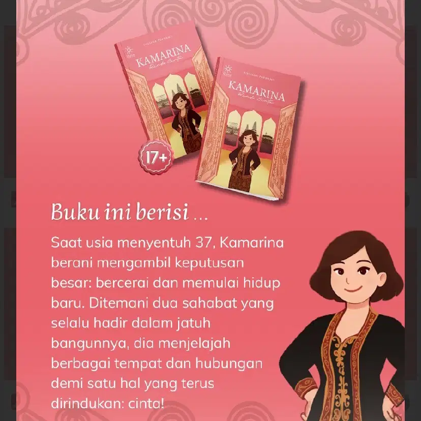 Novel Kamarina Rindu Cinta