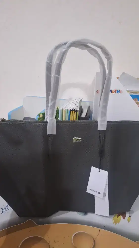 LACOSTE BAG GREY