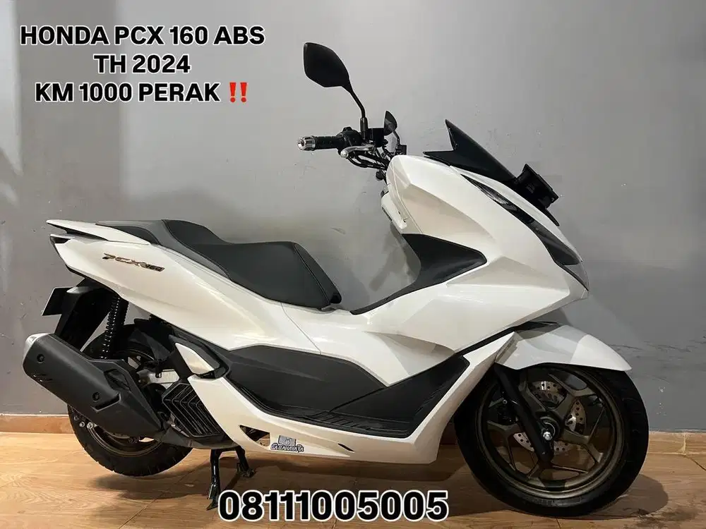 KM 1000 PERAK KAYA BARU ‼️ HONDA PCX 160 ABS TH 2024 KAYA BARU