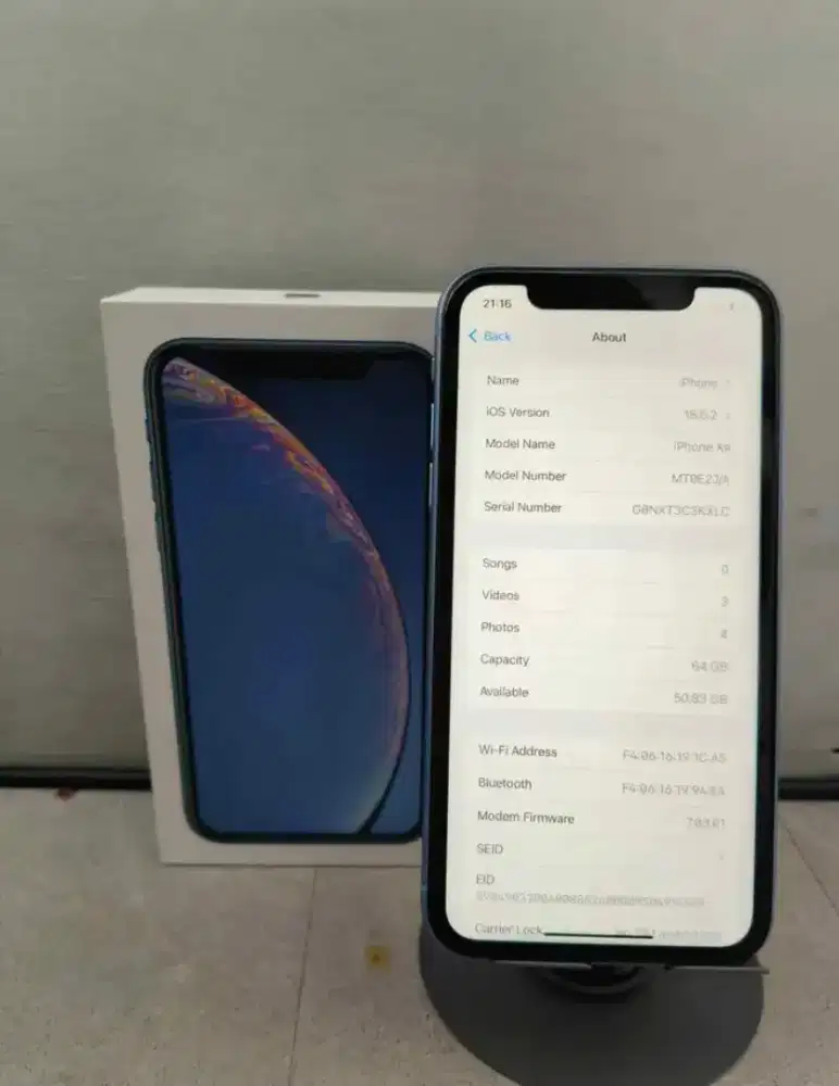 Iphone XR  64 GB Blue