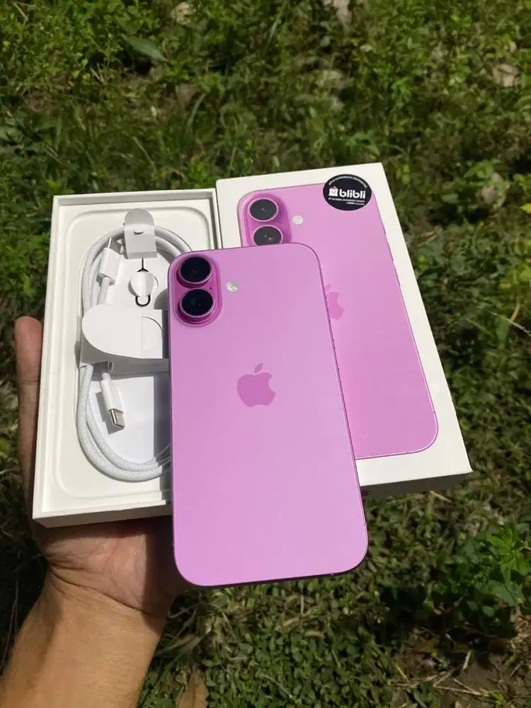 Iphone 16 128gb Pink 3minggu pakai CC 17