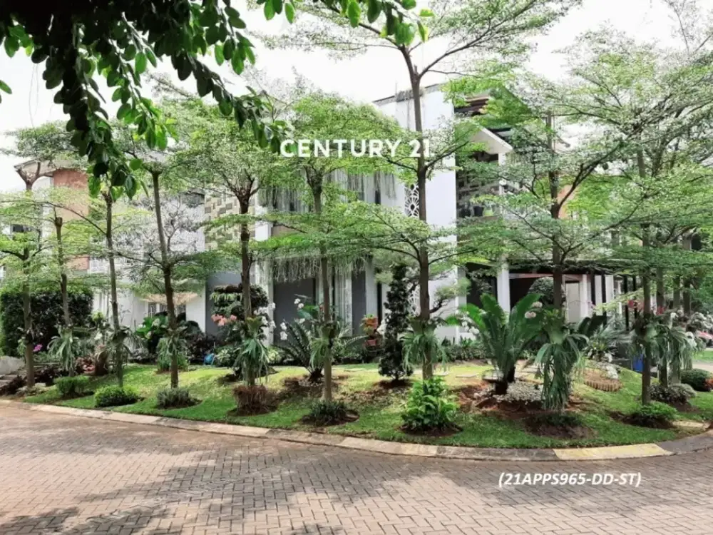 Rumah Hook Depan Taman Sudah Renov Di Discovery Bintaro Jaya
