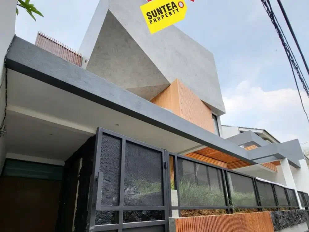 Jual Murah Rumah Brand New Ada Swimming Pool Strategis di Mertilang Bintaro Sektor 9