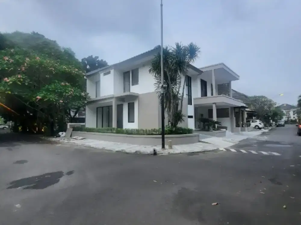 Rumah hook Puri Bintaro Jaya brandnew cantik depan taman