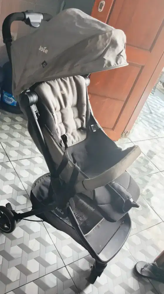 Stroller Joie Pact Lite Grey,Ada Tas,Jas hujan&kardus,Minus robek