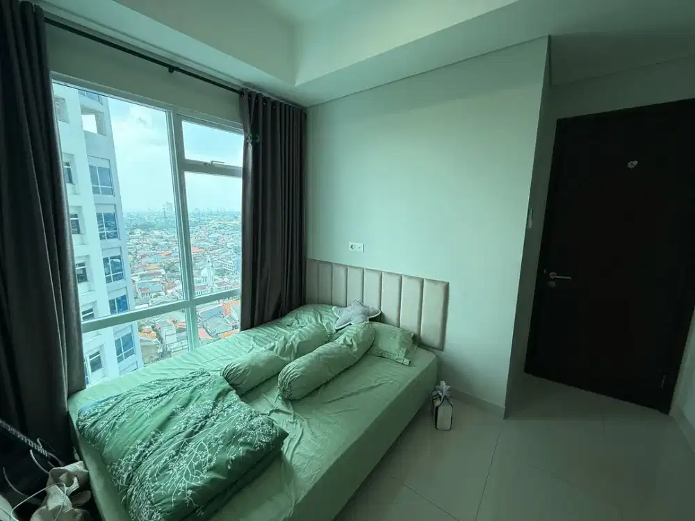 Dijual apt puri mansion 49m 2br full furnish termurah