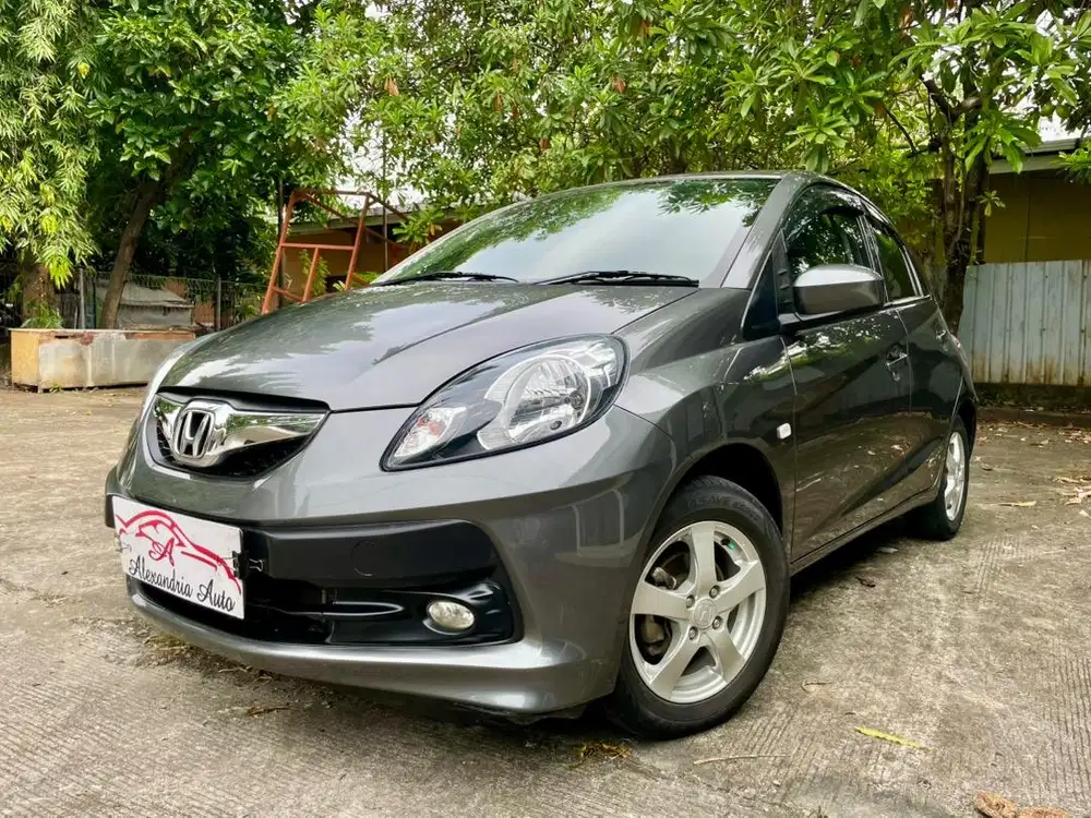 Honda Brio E 1.2 AT 2014 Grey Met KM80k Record tgn 1 top banget