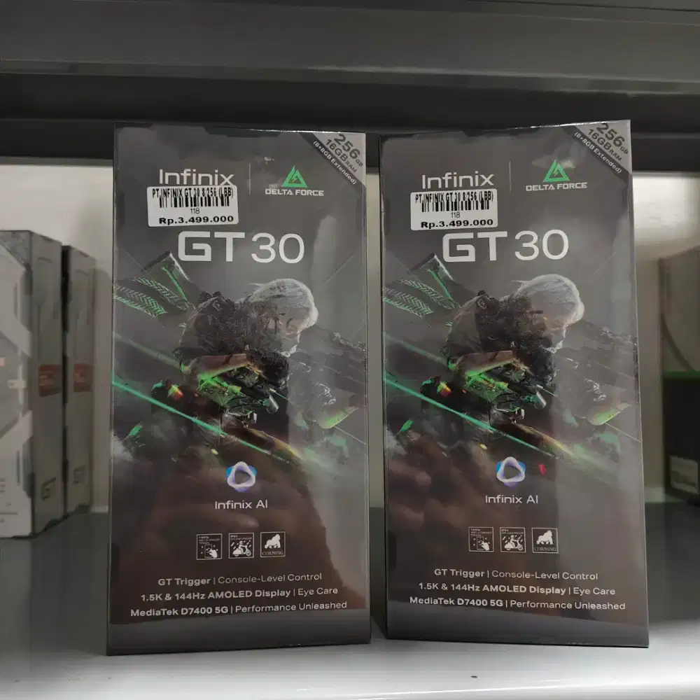 INFINIX GT 30 5G 8/256GB GARANSI RESMI 1 TAHUN