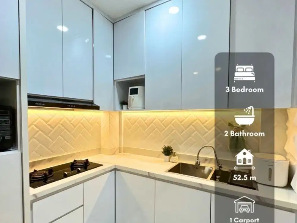 Beli Rumah Bonus Furnished Cantik Cluster Summarecon
