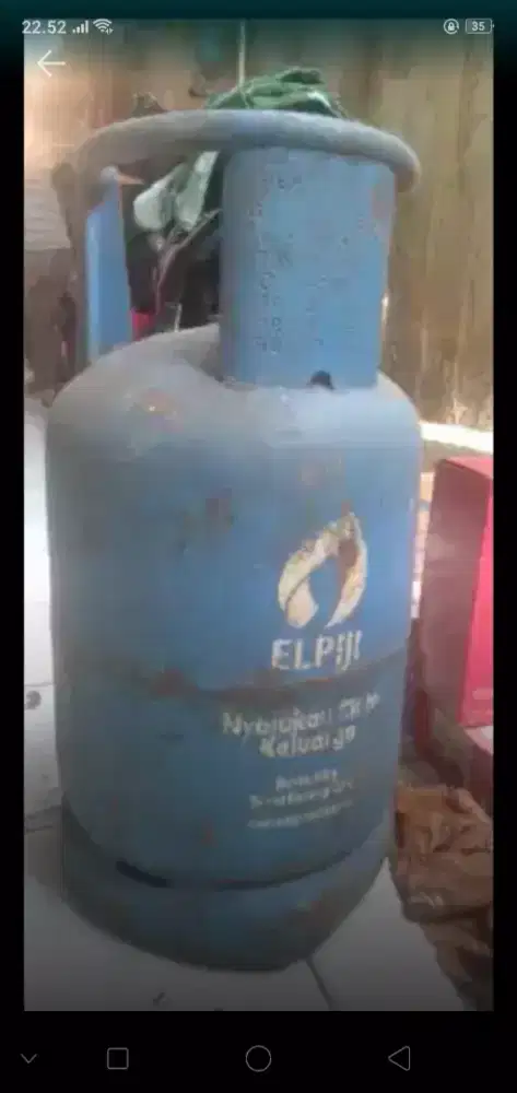 Gas 12kg bekas pakai