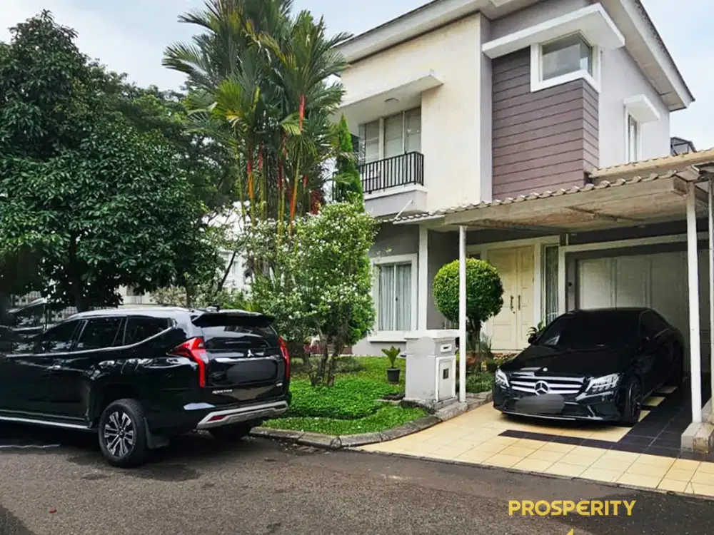 Rumah Lebar 10 Furnished Hoek di Cluster Chalcedony PHG Gading Serpong