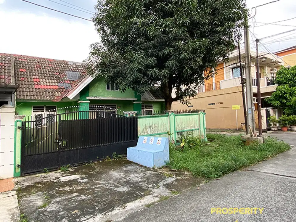 Rumah Hoek Hitung Tanah di Jalan Utama Medang Lestari Gading Serpong