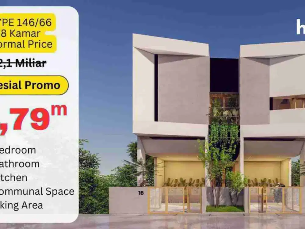 MSD Jual Rukos 8 Kamar Full Furnished 4 Menit ke IPB Bogor