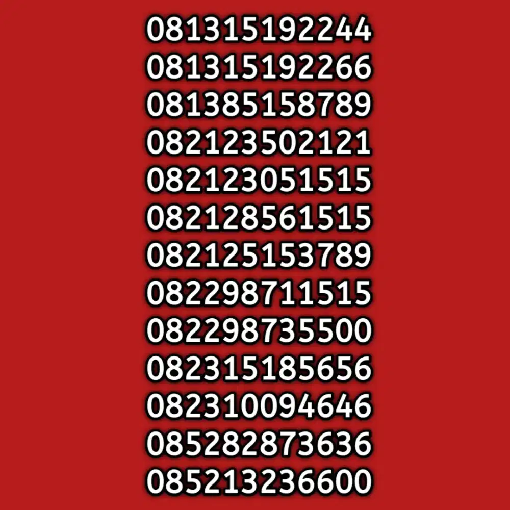 nomor cantik telkomsel simpati as