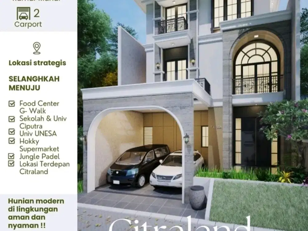 Jual rumah baru VTT Citraland