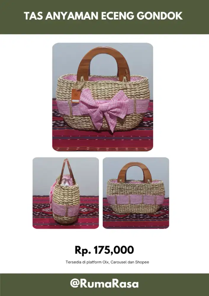 Tas Anyaman Eceng Gondok