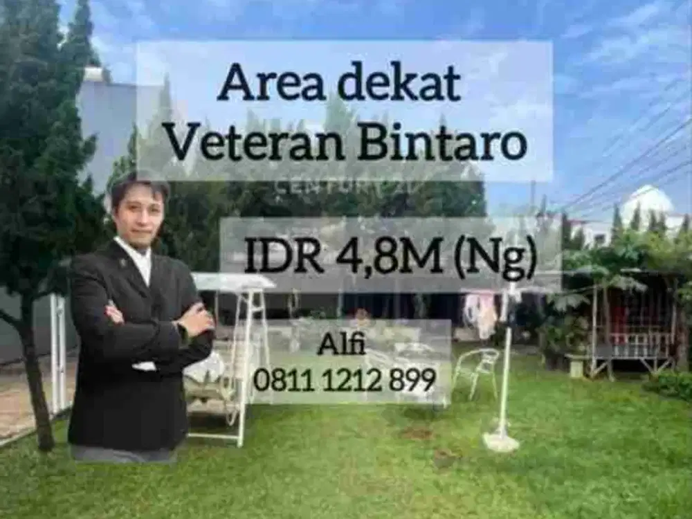 Rumah Siap Huni Area Veteran Jaksel Wt17081