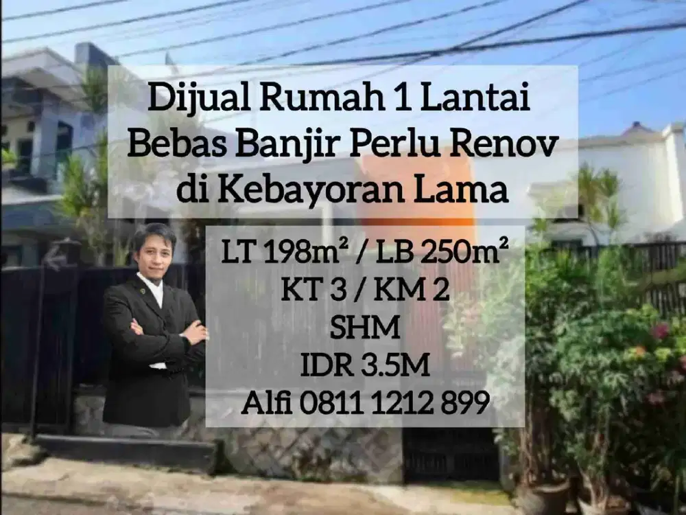 Rumah Perlu Renov 1 Lantai Di Pondok Pinang