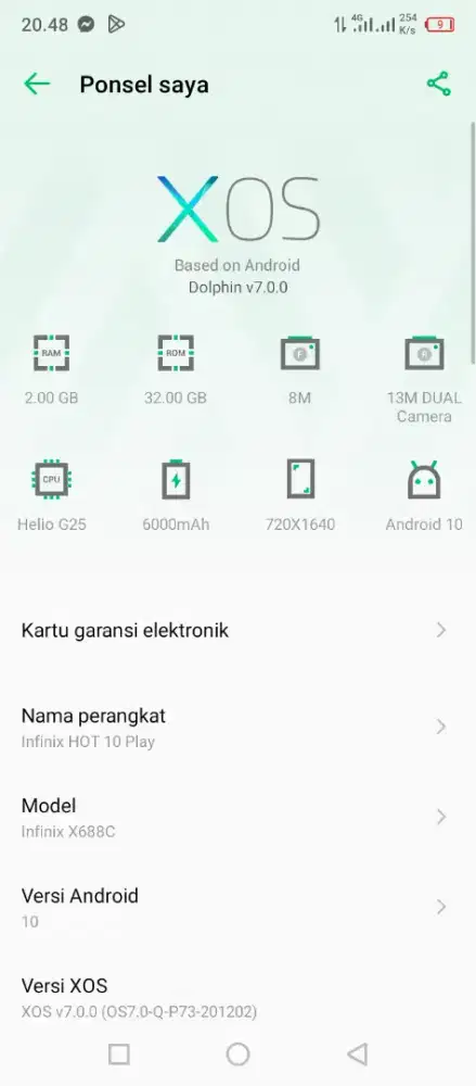 Infinix hot 10 play
