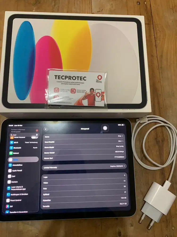 Ipad A16 128GB iBox