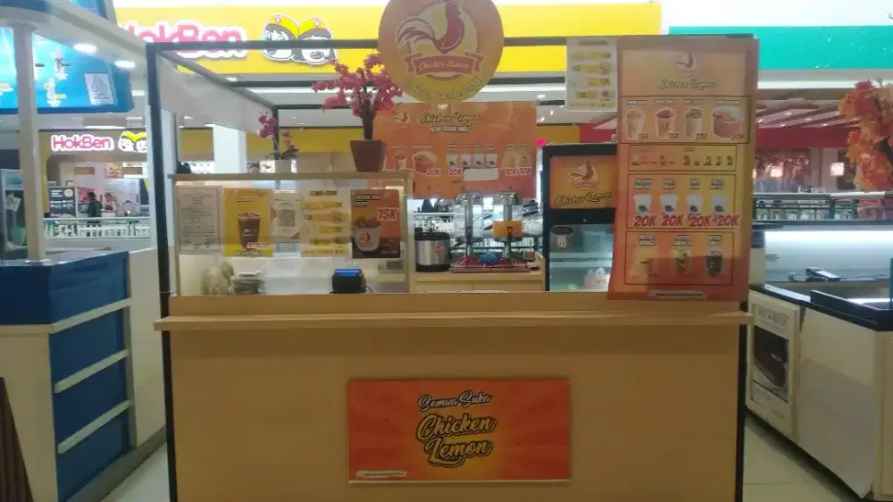 Booth Jualan Makanan Atau Minuman