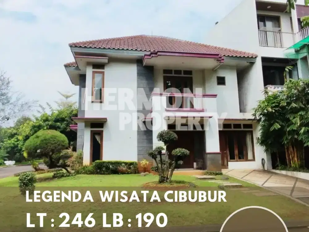Rumah Hoek Minimalis di Cluster Favorit Legenda Wisata cibubur
