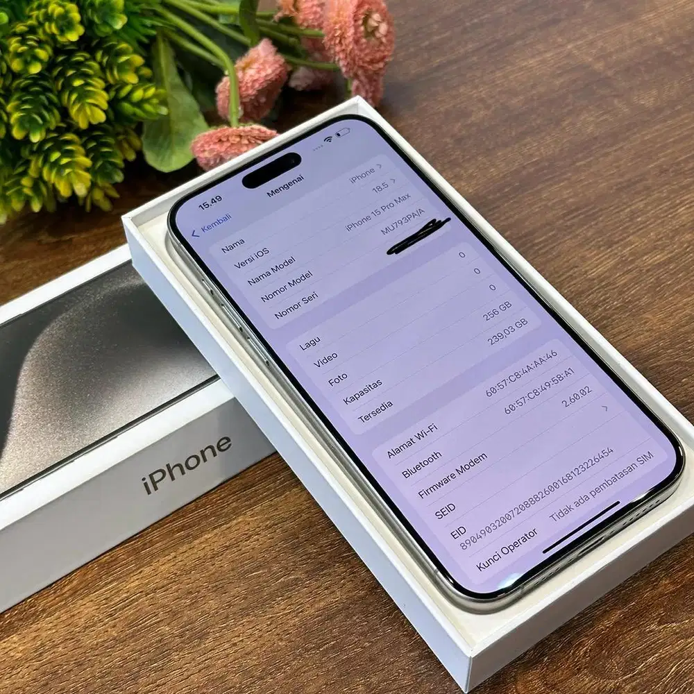 Iphone 15 pro max 256 ibox