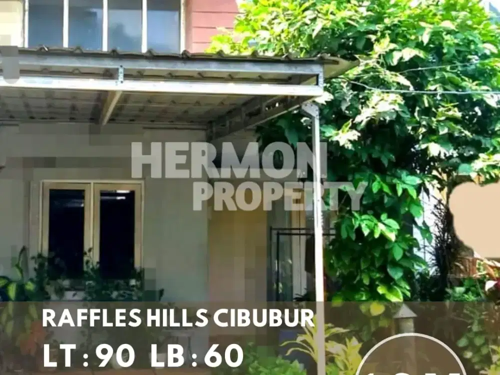 Rumah Siap Huni di Raffles Hills Hanya 5 Menit ke Stasiun LRT Harjamukti