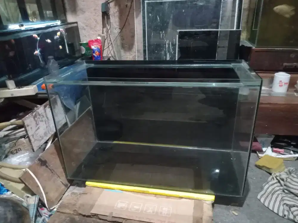 aquarium kaca polos
