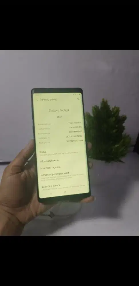 SAMSUNG NOTE 9 RAM 6/128GB INTER ALL OP NORMAL

 NOMINUS


KELENGKAPAN