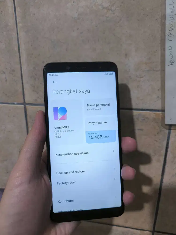 Redmi Note 5 Pro (whyred) 3/32 ex-inter UNIT ONLY
