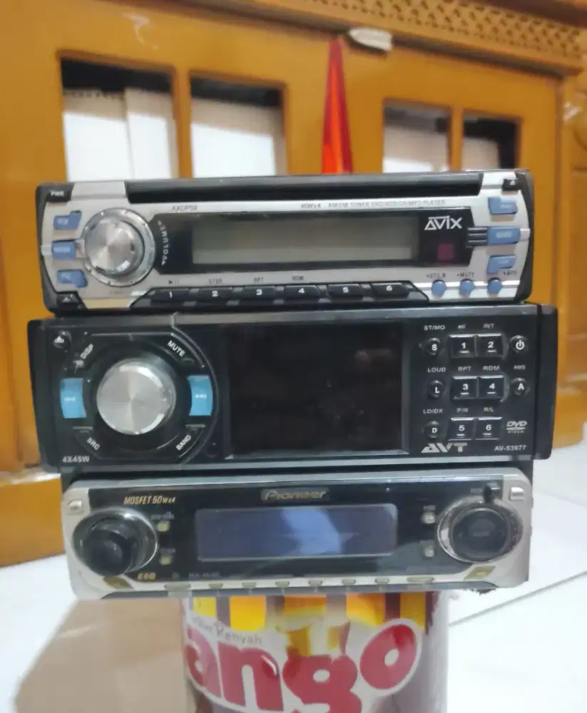 Aneka macam tape mobil Pioneer dan lainnya