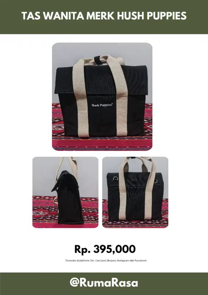 Tas wanita merk Hush Puppies