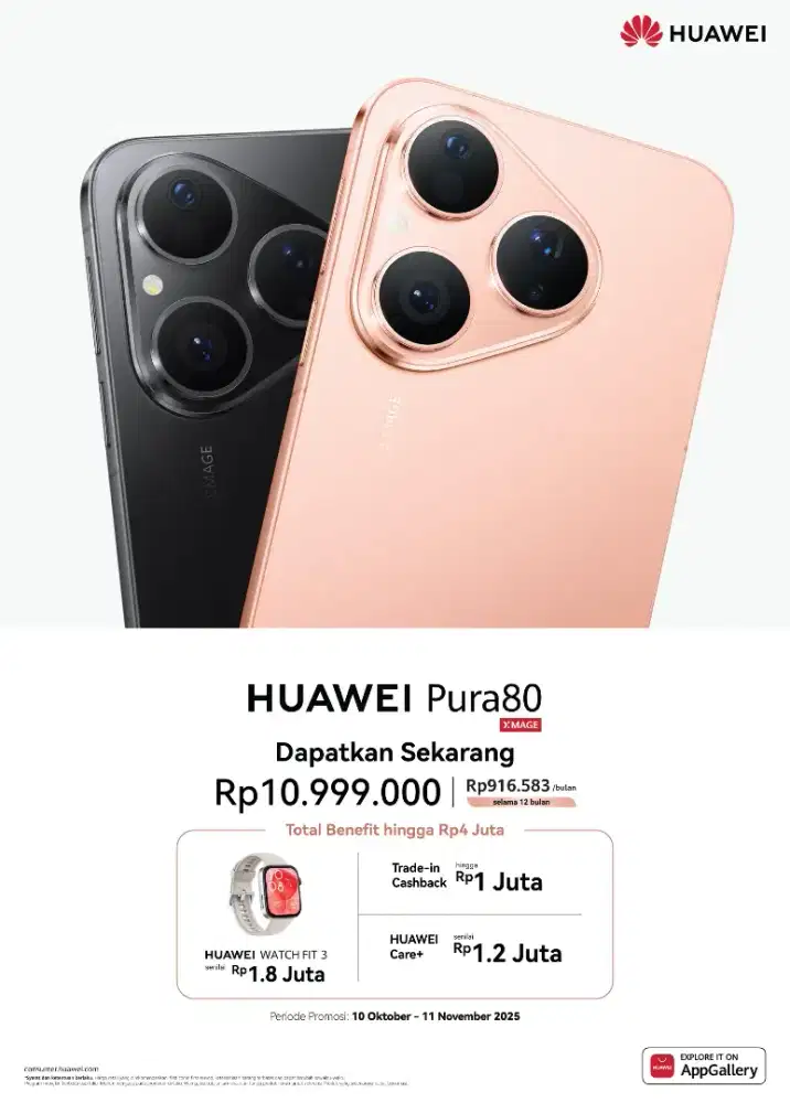 Huawei Pura 80 Garansi Resmi