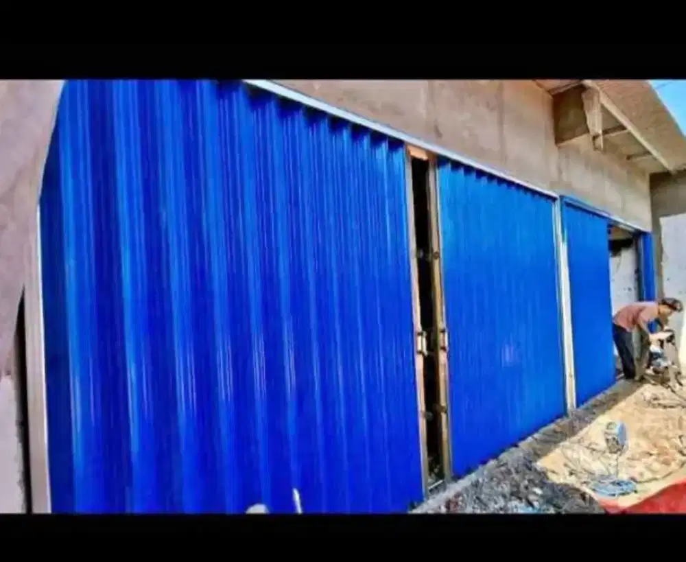 Menerima pembuatan pintu folding gate rolling door