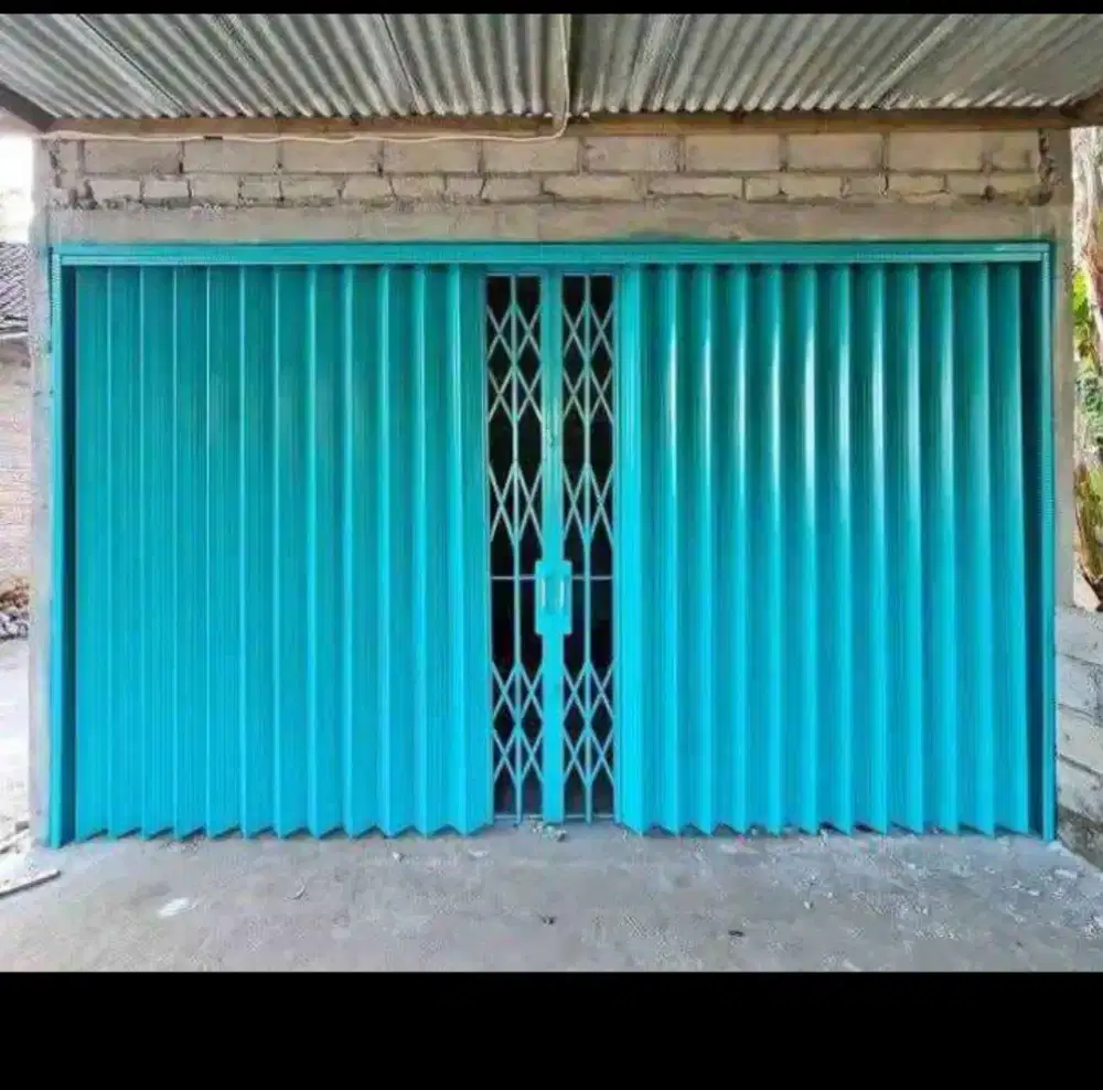 Menerima pembuatan pintu folding gate rolling door