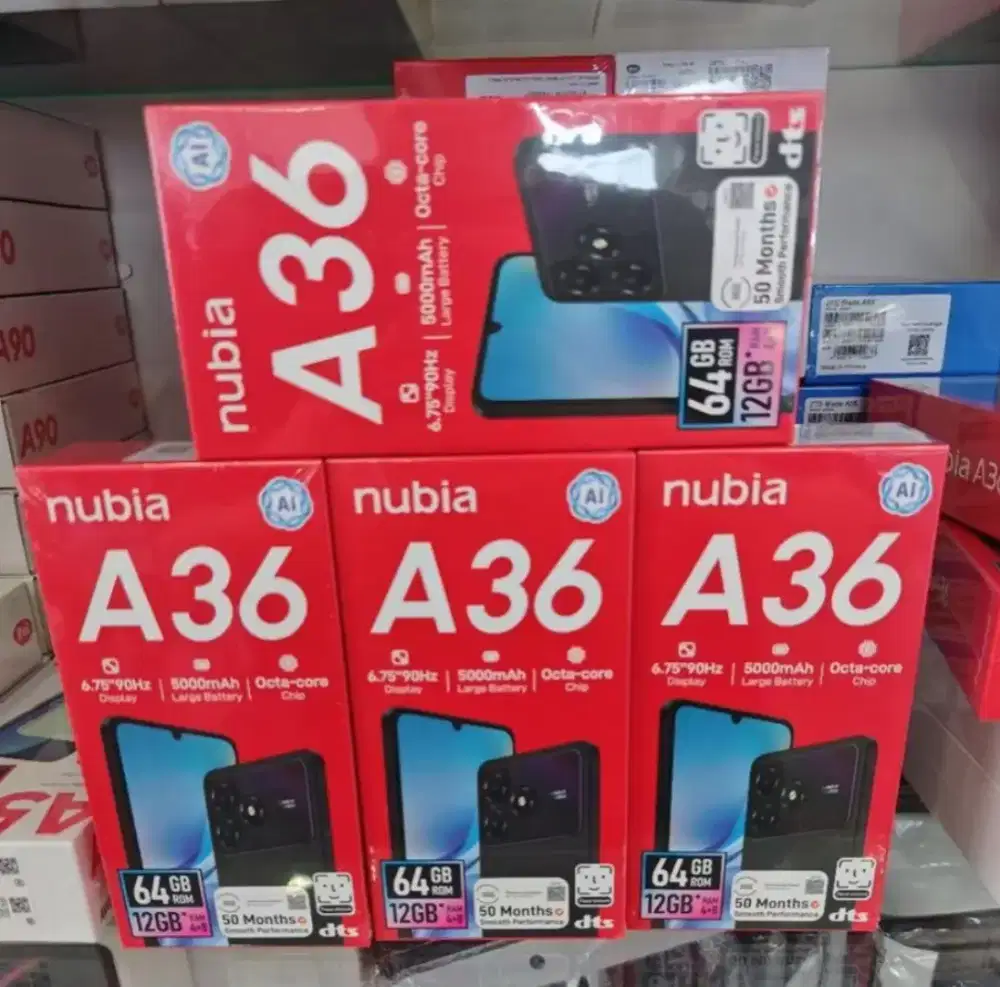 ZTE NUBIA A36 4+8/64GB GARANSI RESMI INDONESIA