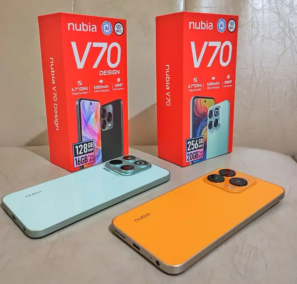 ZTE NUBIA V70D V70DESAIN 8+8/128GB  NFC