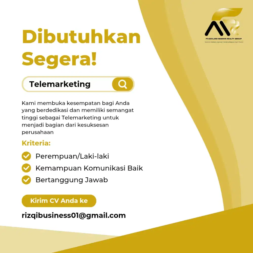 Posisi Telemarketing - Peluang Karir di Bidang Telemarketing