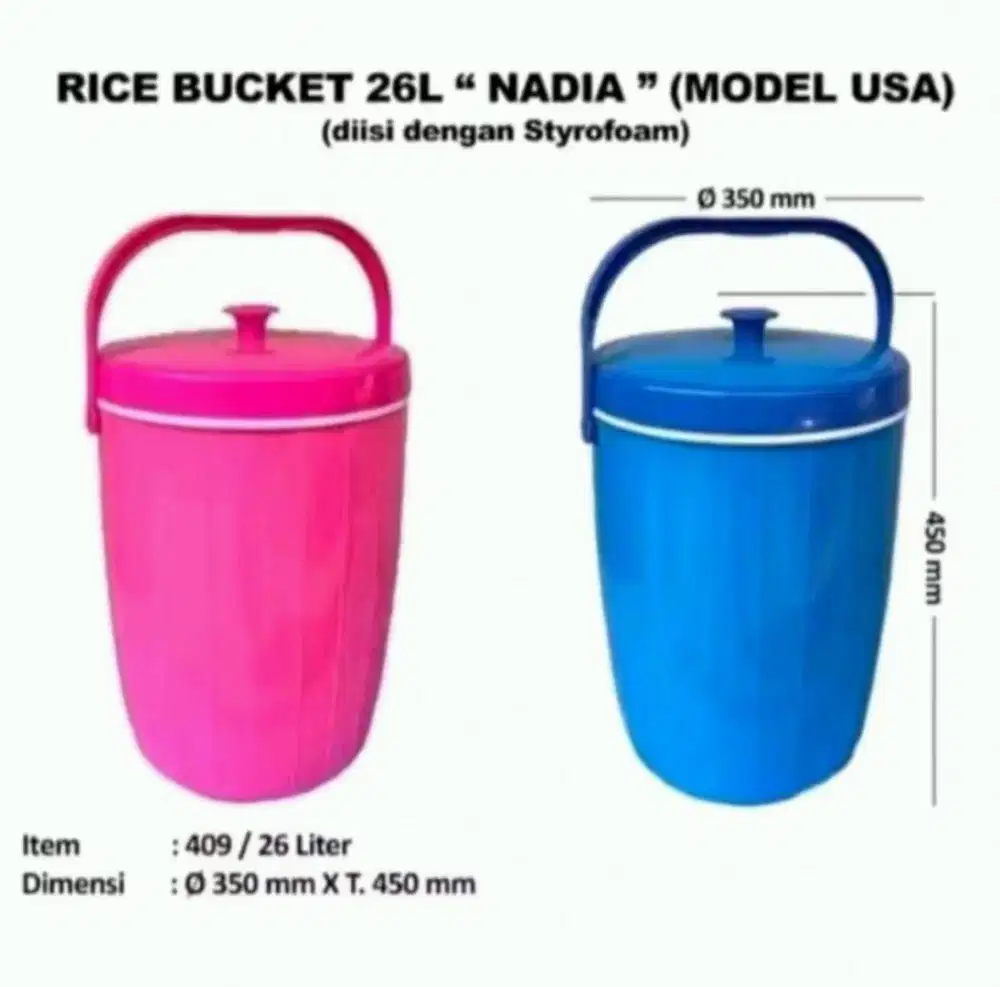 Termos nasi/es 26 liter bekas