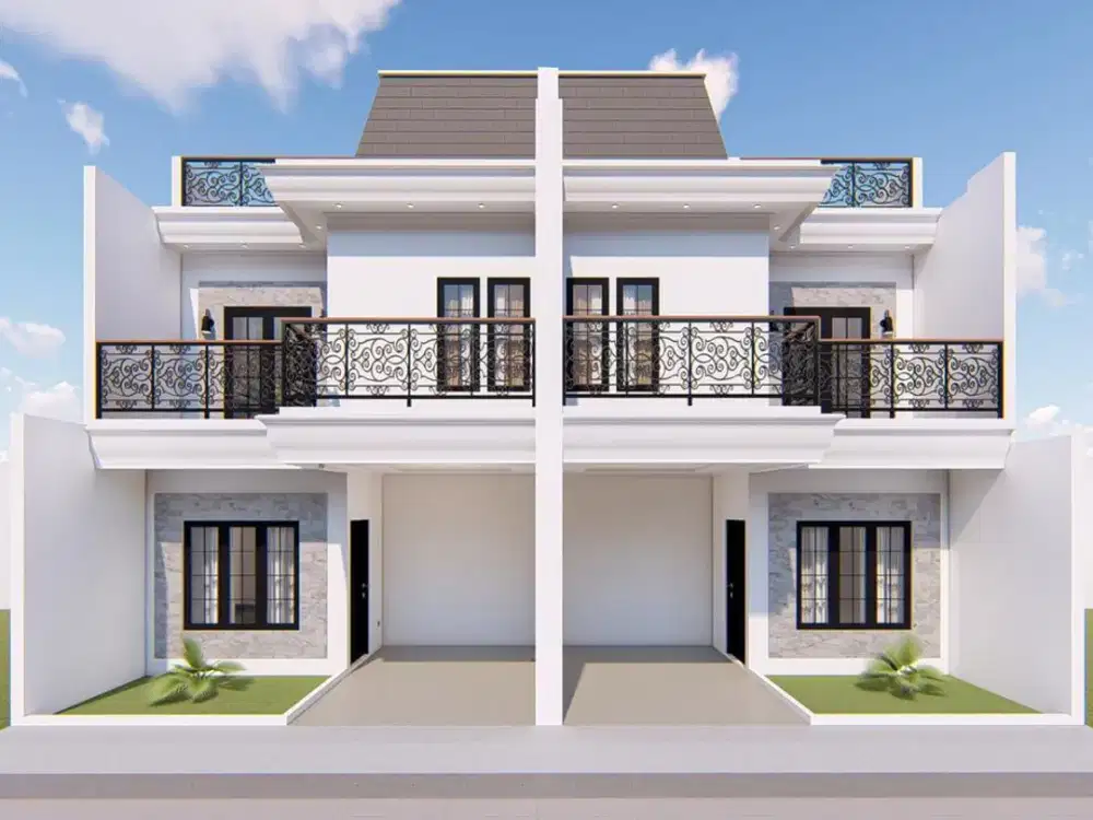 Dijual Rumah Clasik Eropa 2,5lt dekat tol, LRT CIBUBUR
